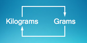 Kilograms to grams