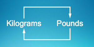 Kilograms to pounds