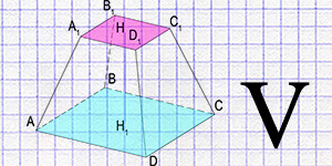 Volume of a truncated pyramid